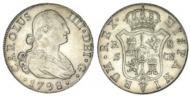 8 REALES. Sevilla. 1798-CN. XC-774. 26,96 g. EBC