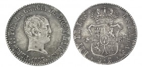 4 REALES (Mod. 2 Rls.). Sevilla. 1823-RD. XC-1030. 5,84 g. ESCASA. MBC
