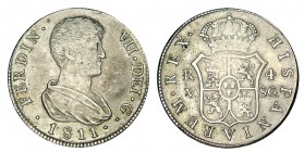 4 REALES. Valencia. 1811-SG. XC-830. 13,48 g. MBC