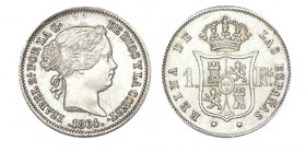 1 REAL. Sevilla. 1864. XC-390. 1,29 g. EBC+