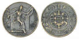 PORTUGAL. 1 Escudo. Rep. portuguesa. 1926. W/KM-576. 7,95ESCASA. MBC