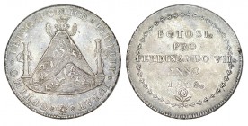 PROCLAMACIÓN en Potosí. 1808. Plata. AH-50. 27,03 g. EBC