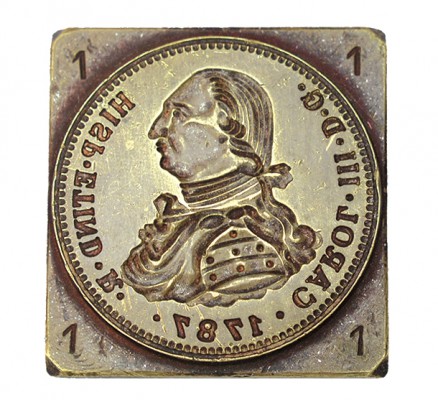 MATRIZ. Posible Medalla epoca de Carlos III. 1787 con busto que se asemeja más a...