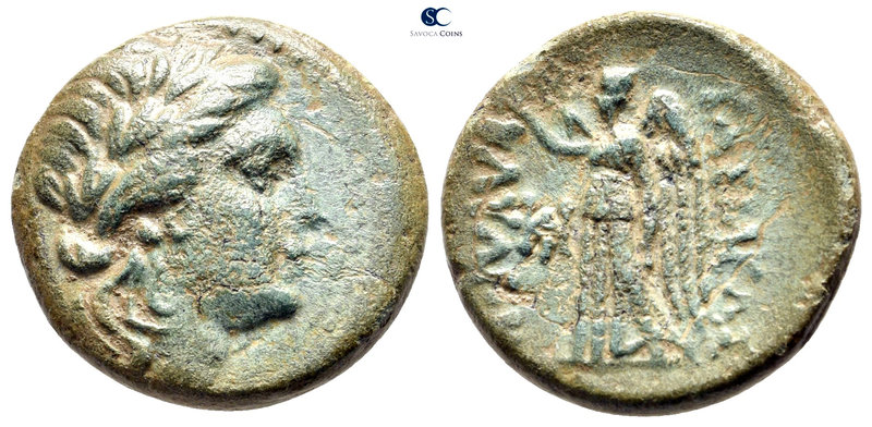 Kings of Thrace. Kabyle. Kavaros 230-218 BC. 
Bronze Æ

18 mm., 4,67 g.

La...