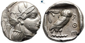 Attica. Athens circa 470-465 BC. Tetradrachm AR