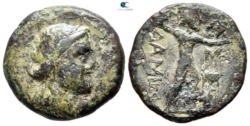 Messenia. Messene. ΔΑΜΙΩΝ (Damion), magistrate circa 280-146 BC. 
Bronze Æ

2...
