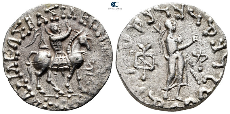 Indo-Scythian Kings of Bactria. Taxila Sirsukh mint. Azes II circa 35 BC-AD 5. ...