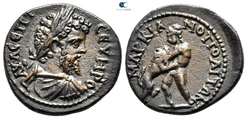 Moesia Inferior. Marcianopolis. Septimius Severus AD 193-211. 
Bronze Æ

20 m...