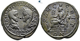 Moesia Inferior. Odessos. Gordian III with Tranquillina AD 238-244. Pentassarion Æ
