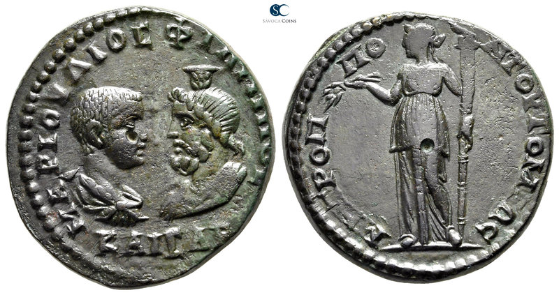 Moesia Inferior. Tomis. Philip II, as Caesar AD 244-246. 
Bronze Æ

27 mm., 1...