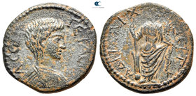 Phrygia. Hadrianopolis - Sebaste. Geta as Caesar AD 198-209. ΠΟΤΕΙΤΟΣ (Poteitos), archon. Bronze Æ