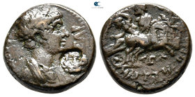 Phrygia. Hierapolis. Nero AD 54-68. ΜΑΓΥΤΗΣ ΝΕΩΤΕΡΟΣ (Magytes, the Younger), magistrate. Struck circa AD 55. Bronze Æ