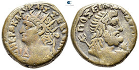 Egypt. Alexandria. Nero AD 54-68. Dated RY 14=AD 67/8. Billon-Tetradrachm