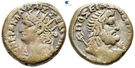 Egypt. Alexandria. Nero AD 54-68. Dated RY 14=AD 67/8. Billon-Tetradrachm