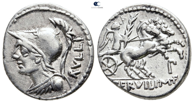 P. Servilius M.f. Rullus 100 BC. Rome
Denarius AR

19 mm., 3,70 g.

RVLLI, ...