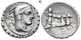 L. Procilius 80 BC. Rome. Serratus AR