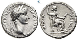 Tiberius AD 14-37. “Tribute Penny” type. Struck AD 18-35. Lugdunum (Lyon). Denarius AR. Group 4