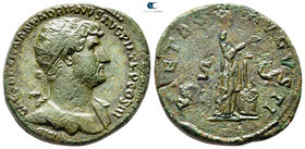 Hadrian AD 117-138. Rome. Dupondius Æ