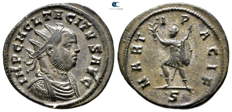 Tacitus AD 275-276. Ticinum
Antoninianus Æ

21 mm., 3,57 g.

IMP C M CL TAC...