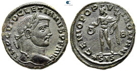 Diocletian AD 284-305. Siscia. Follis Æ