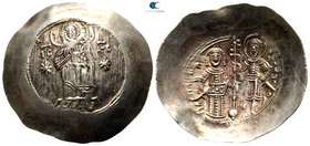 Manuel I Comnenus AD 1143-1180. Struck circa AD 1160-1164. Constantinople. Aspron Trachy EL