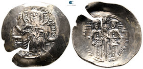 Alexius III Angelus-Comnenus AD 1195-1203. Constantinople. Aspron Trachy EL