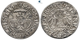 Germany. Elbing. Sigismund I, the old AD 1506-1548. Groschen AR 1540