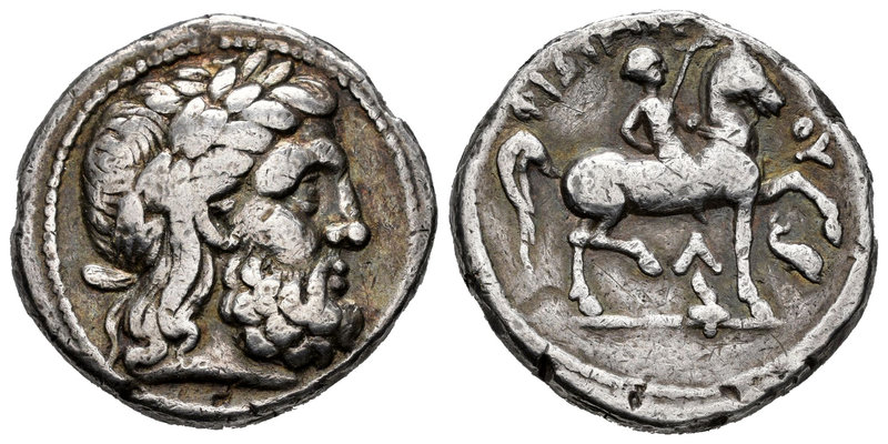 Kingdom of Macedon. Philip II. Tetradracma. 359-336 a.C. Amphipolis. (Sng Ans-80...