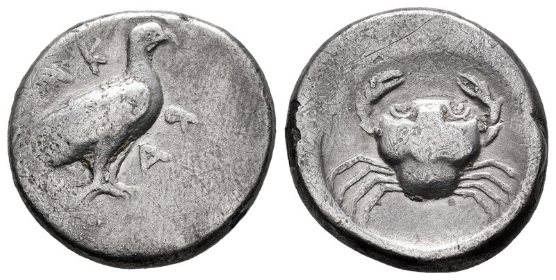 Sicily. Akragas. Didracma. 480-470 a.C. (Sng Cop-30). (Sng Ans-954). (Cy-706). A...