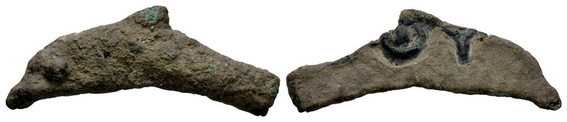 Skythia. Olbia. AE Delfín a izquierda. 437-410 a.C. (Anokhin-180). (Sng BN-36). ...