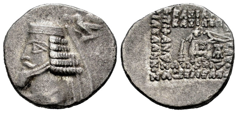 Kingdom of Parthia. Phraates IV. Dracma. 38-32 a.C. (Sellwood-25.10). Anv.: Bust...