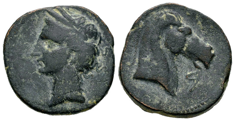Carthage Nova. Calco. 220-215 a.C. Cartagena (Murcia). (Abh-511). (Acip-579). An...