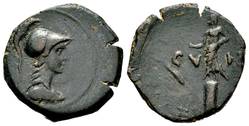 Carthage Nova. Semis. 50-30 a.C. Cartagena (Murcia). (Abh-571). (Acip-2531). Anv...