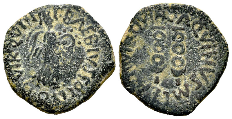Carthage Nova. Semis. 27 a.C.-14 d.C. Cartagena (Murcia). (Abh-580). (Acip-2538)...