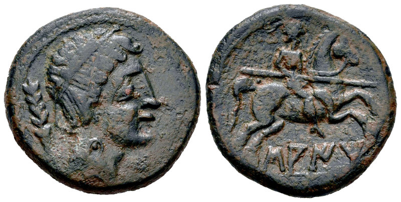 Saiti. As. 120-20 a.C. Xátiva (Valencia). (Abh-2100). (Acip-2031). (C-3). Anv.: ...