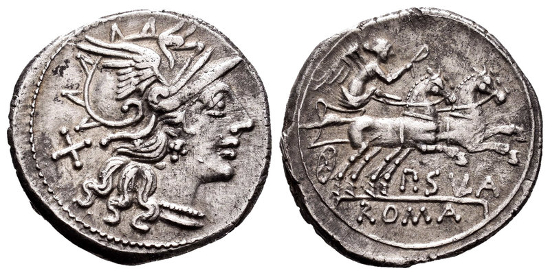 Cornelius. Denario. 151 a.C. Rome. (Ffc-607). (Craw-205/1). (Cal-468b). Anv.: Ca...
