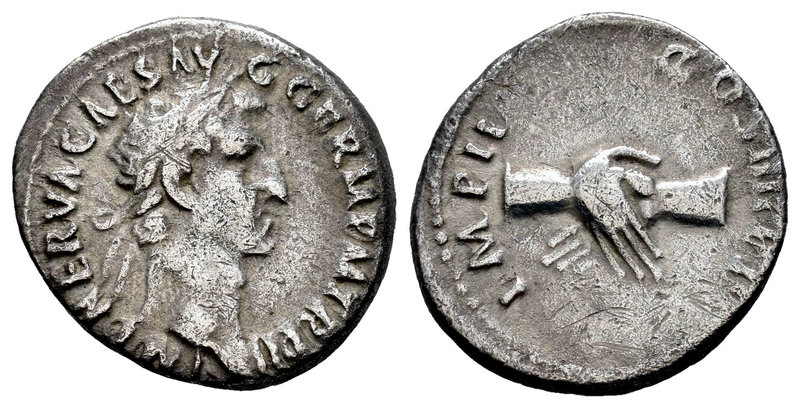 Nerva. Denario. 98 d.C. Rome. (Spink-3031). (Ric-48). Rev.: IMP II COS IIII P P....