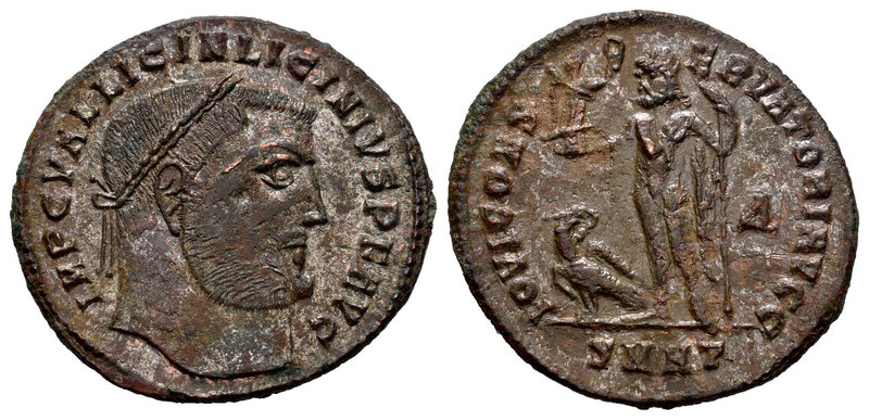 Constantinus I. Follis. 313-314 d.C. Heraclea. (Spink-15958). Rev.: IOVI CONSERV...