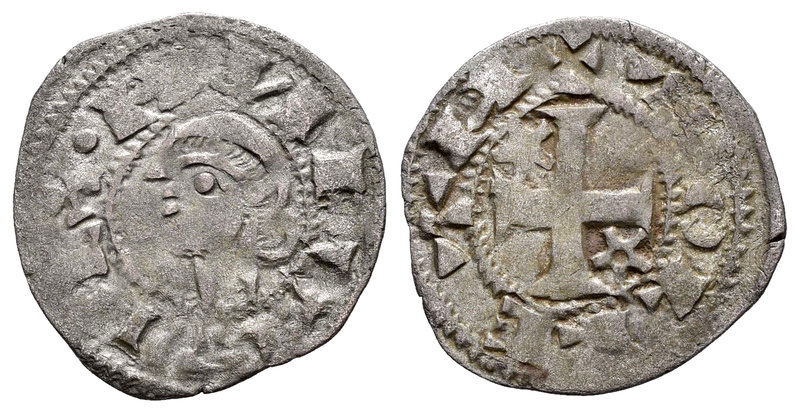 Kingdom of Castille and Leon. Alfonso I (1109-1126). Dinero. Toledo. (Bautista-4...