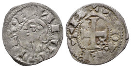 Kingdom of Castille and Leon. Alfonso I (1109-1126). Dinero. Toledo. (Bautista-40.1). Anv.: +.ANFUS REX. Ve. 0,86 g. VF/Choice VF. Est...30,00.