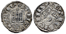 Kingdom of Castille and Leon. Alfonso X (1252-1284). Novén. Cuenca. (Bautista-397). Ve. 0,75 g. Cuenco con pie bajo castillo. Choice VF. Est...50,00.