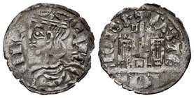 Kingdom of Castille and Leon. Sancho IV (1284-1295). Cornado. Murcia. (Bautista-431 variante). (Abm-300.1). Ve. 0,71 g. Con II y estrella a los lados ...