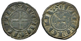 Kingdom of Castille and Leon. Infante Juan (1296). Meaja. (Bautista-465). (Abm-111, como Fernando II). Ve. 0,72 g. Very rare. VF. Est...350,00.