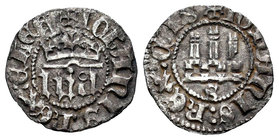 Kingdom of Castille and Leon. Juan II (1406-1454). 1/6 de real. Sevilla. (Bautista-805.1). Ag. 0,54 g. Con S bajo el castillo. Choice VF. Est...120,00...