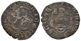 Kingdom of Castille and Leon. Enrique IV (1454-1474). Blanca. Toledo. (Bautista-1072). Ve. 1,57 g. Con T bajo el castillo. Choice F. Est...20,00.