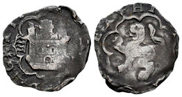 Philip II (1556-1598). Cuartillo. Valladolid. (A). (Cal-897). Ae. 0,98 g. Orla lobulada en anverso y reverso. Rara. Almost VF. Est...120,00.