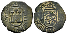 Philip III (1598-1621). 8 maravedís. (16)04. Cuenca. C. (Cal-652). (Jarabo-Sanahuja-D67). Ae. 4,92 g. VF. Est...25,00.