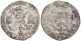 Albert and Elizabeth (1598-1621). 1 patagón. Tournai. (Vti-379). Ag. 27,63 g. Almost VF. Est...140,00.