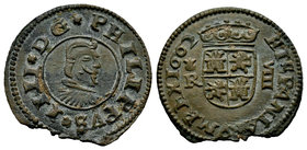 Philip IV (1621-1665). 8 maravedís. 1662. Coruña. R. (Cal-1304). (Jarabo-Sanahuja-M162). Ae. 2,17 g. Almost XF. Est...60,00.