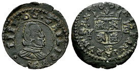 Philip IV (1621-1665). 8 maravedís. 1661. Madrid. Y. (Cal-1420). (Jarabo-Sanahuja-M299). Ae. 2,08 g. Choice VF. Est...25,00.